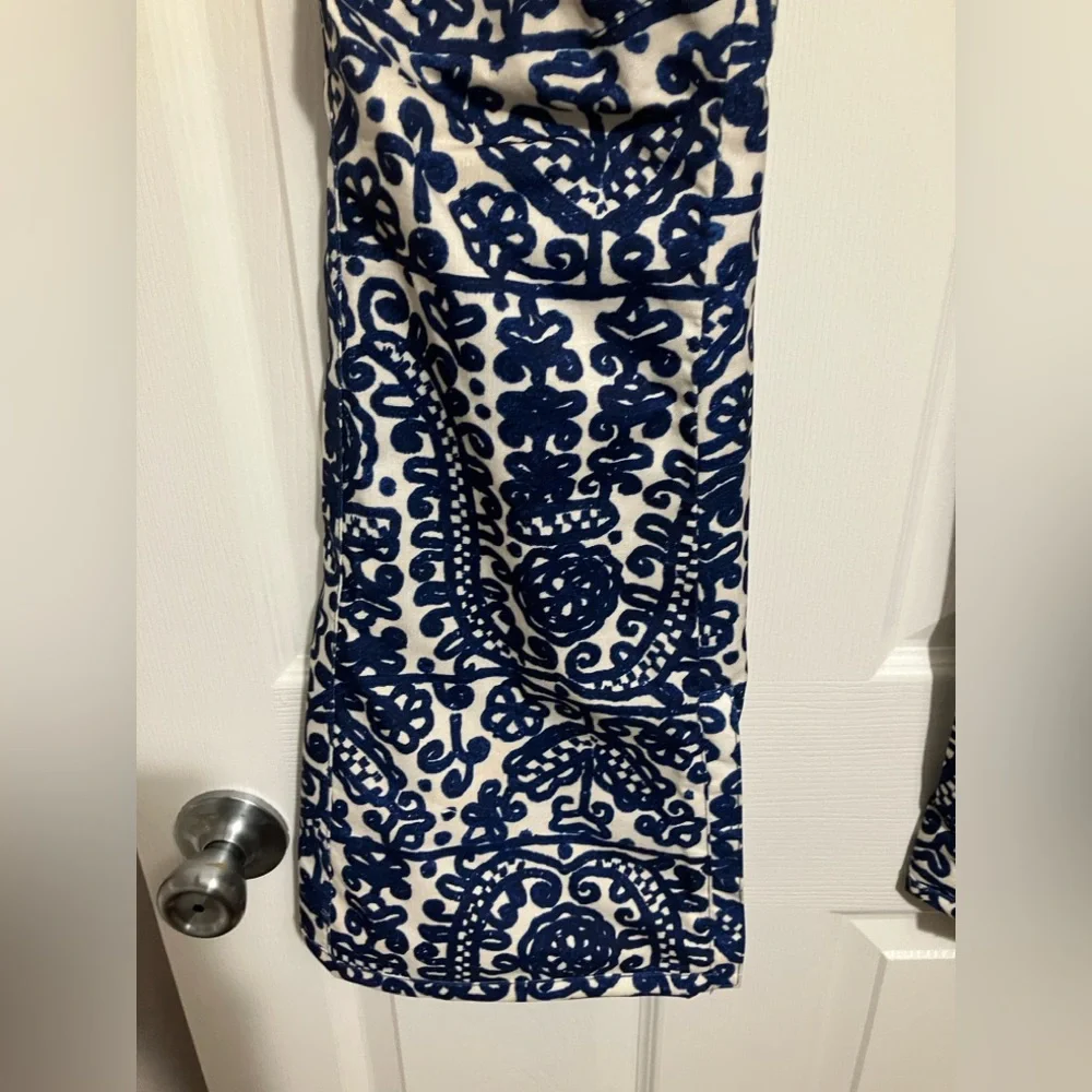 Burton Vida blue white rustic print snowboard ski pants  XS - Picture 4 of 11